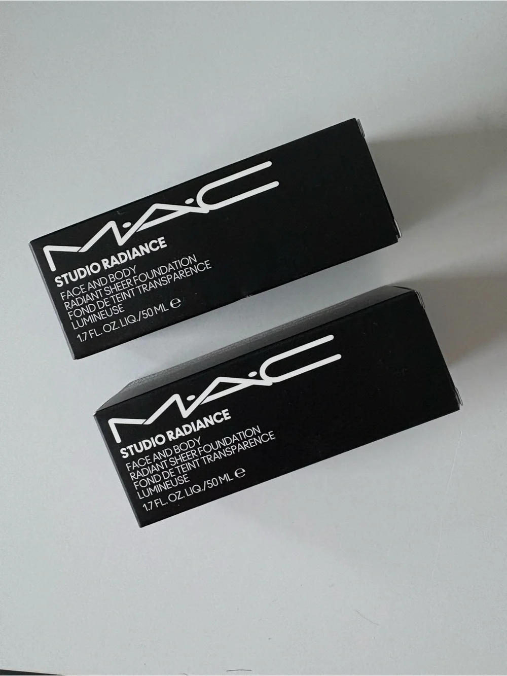 MAC Studio Lot of 2  Radiance Face and Body Radiant Sheer Foundation N6 NEW